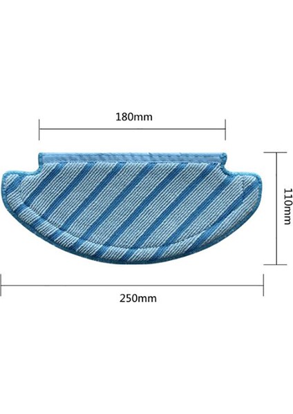 Ecovacs Deebot T8 ile Uyumlu 5 Adet Elektrikli Süpürge Paspas Temizlik Bezi (Yurt Dışından)