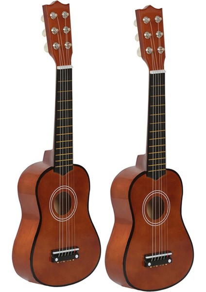 2 Adet 21 Inç 6 Dizeleri Küçük Mini Gitar Basswood Gitar Seçim Dizeleri ile Müzik Aletleri Oyuncak Çocuklar Için Çocuklar (Yurt Dışından)