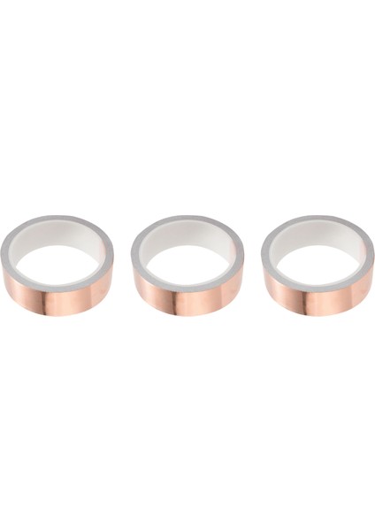 3 Adet 30MM X10M Bakır Folyo Bant Yapıştırıcı Emı Koruyucu Gitar Salyangoz Bariyer Aracı (Yurt Dışından)