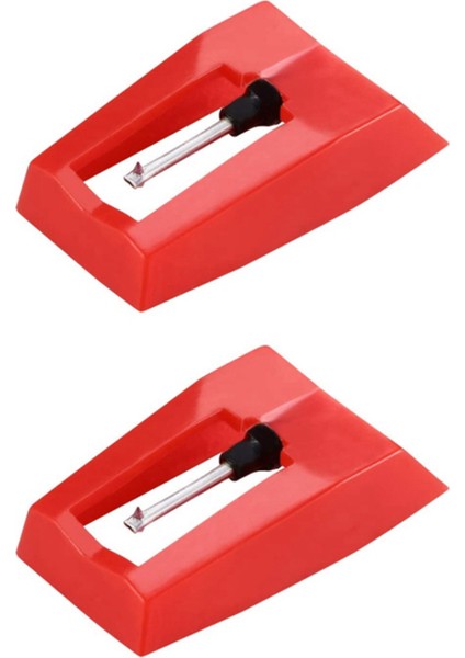 24 Adet Plak Çalar Iğne Pikap Yakut Vinil Plak Çalar Için Yedek Stylus Iğneler (Yurt Dışından)