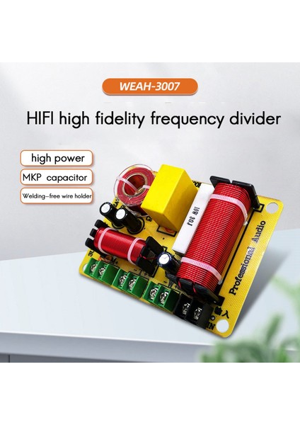 3 Yollu Hoparlör Frekans Bölücü 300 W Hifi Crossover Filtre Frekans Dağıtıcı Dıy Ev Hoparlör Modifikasyonu Için (Yurt Dışından) fırsatları