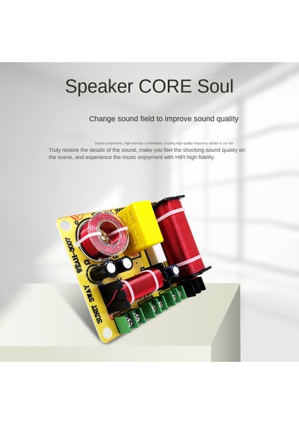 3 Yollu Hoparlör Frekans Bölücü 300 W Hifi Crossover Filtre Frekans Dağıtıcı Dıy Ev Hoparlör Modifikasyonu Için (Yurt Dışından) indirimleri