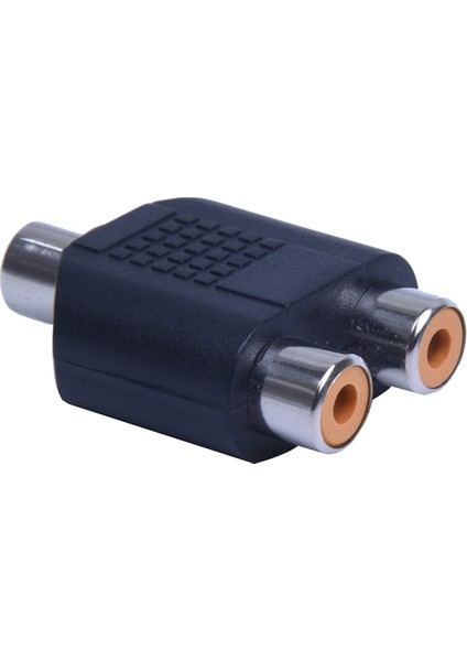8 Adet Rca Av Splitter Y Adaptörü 1 Dişi 2 Dişi, Siyah (Yurt Dışından)