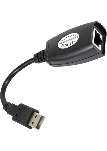 Usb'den RJ45 Rj 45 Lan Kablo Uzatma Adaptörü Genişletici Usb'den Ağ Bağlantı Noktasına Sinyal Amplifikatörü (Yurt Dışından)