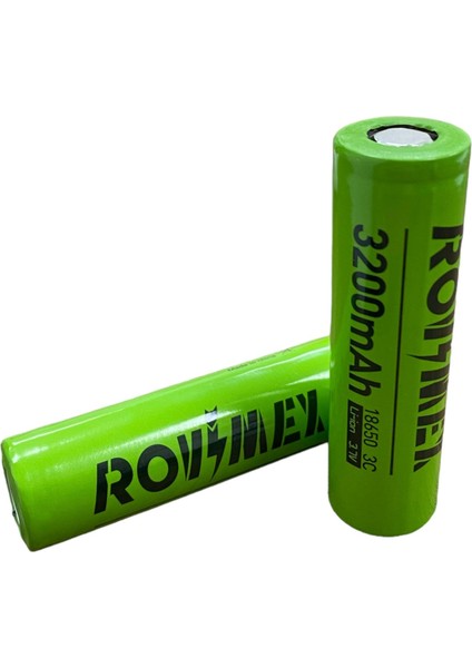 18650 Şarj Edilebilir Pil (3200 Mah-3c)-2 Adet