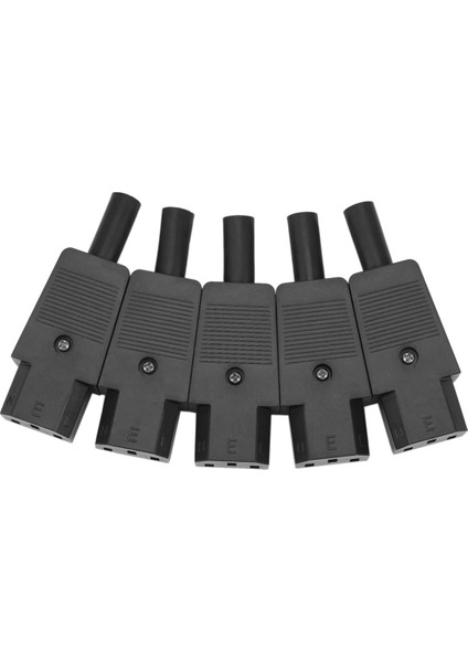 15 Adet Iec 320 C13 Dişi Fiş Adaptörü 3pin Soket Güç Kablosu Yeniden Sarılabilir Konnektör (Yurt Dışından)