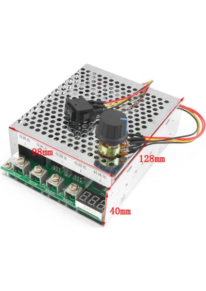 3x Dc 10-55V 100A 3000W Motor Hız Kontrol Cihazı Tersinir Pwm Kontrolü Ileri ve Geri Kontrol Cihazı (Yurt Dışından) modelleri