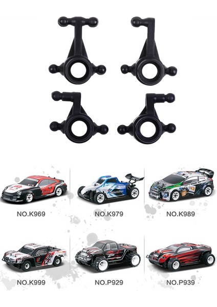 4 Adet K989-33 K989-34 Ön ve Arka Eering Kupası Wltoys 1/28 Rc Araba ile Uyumlu (Yurt Dışından)