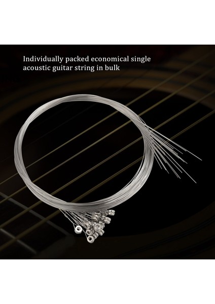 20'li Paket Tekli Elektro Gitar Telleri Toplu 0,011 Yüksek E (Orta) 11 Ölçer (Yurt Dışından)