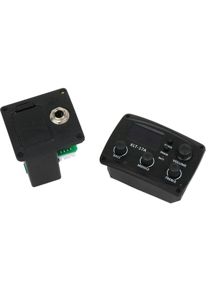 2x -17A Akustik Gitar Eq Preamp'ı Dijital Işlem Tunerli 3 Band Eq Ekolayzır Tunerli Gitar Alıcısı ile (Yurt Dışından) fiyatları