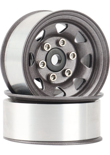 4 Adet 1.55 Metal Beadlock Jant Göbeği 1/10 Rc Paletli Araba ile Uyumlu, 3 (Yurt Dışından)