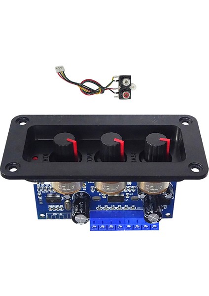 2.1 Kanal Dijital Güç Amplifikatör Kartı + Aux Ses Kablosu 2X25W+50W Bt5.0 Subwoofer D Sınıfı Amplifikatör Kartı DC12-20V (Yurt Dışından)