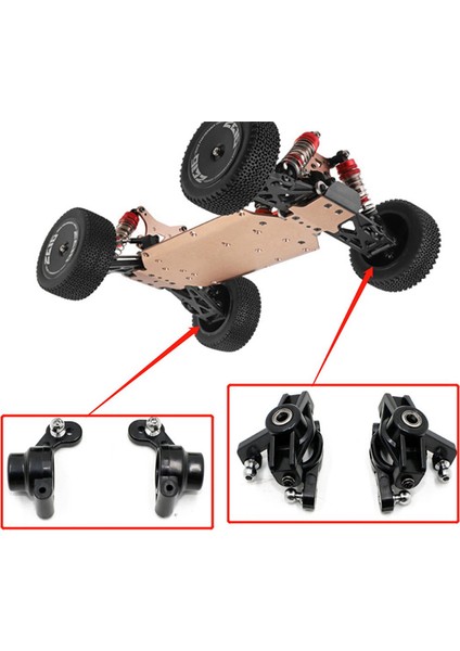 Wltoys ile Uyumlu Eering Knuckle C-Hub Taşıyıcı Arka Göbek Seti (Yurt Dışından)