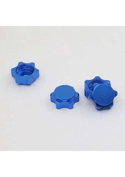 8 Adet Alüminyum Jant Göbeği Kapağı 17MM Altıgen Somun 1/8 Rc Araba Için, Mavi (Yurt Dışından)
