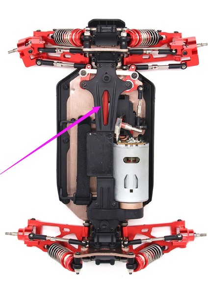 Wltoys 144001 1/14 Rc Araba Yedek Parçaları ile Uyumlu Iç Tahrik Mili, Kırmızı (Yurt Dışından) fiyatları