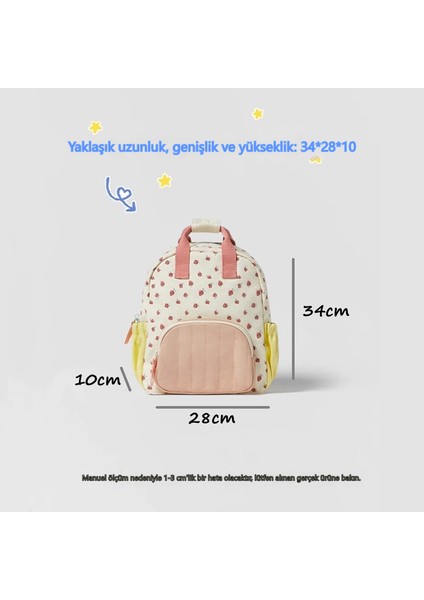 Yeni Çocuk Çilek Sırt Çantası Anaokulu Kız Dopamin Sevimli Sırt Çantası Kadın Üniversite Öğrencileri Okul Çantası Kanvas Çanta (Yurt Dışından) indirimleri