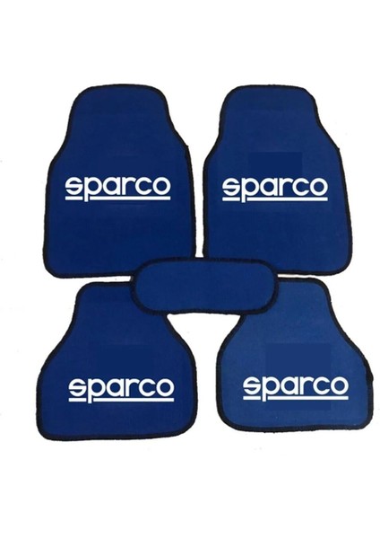 Mavi Halı Paspas 5 Parça Her Araca Uyumlu