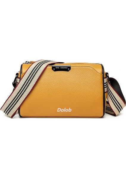 Hakiki Deri Kadın Çantası Büyük Kapasiteli Çanta Kadın 2024 Yeni Moda Moda Çok Yönlü Üç Katmanlı Yumuşak Deri Inek Derisi Omuz Crossbody Çanta (Yurt Dışından)