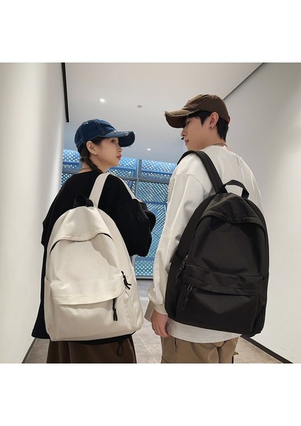 Yeni Öğrenci Sırt Çantası Kadın Kore Moda Kolej Tarzı Okul Çantası Rahat Büyük Kapasiteli Çift Sırt Çantası (Yurt Dışından) fırsatları