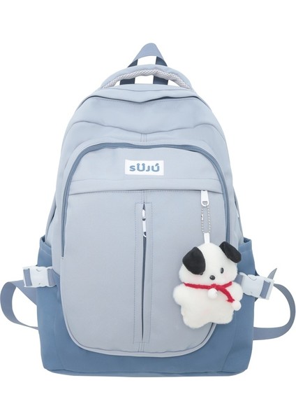 Okul Çantası Kadın Büyük Kapasiteli Sırt Çantası Kore Minimalist Kampüs Ortaokul Lise Öğrencisi Sırt Çantası (Yurt Dışından)