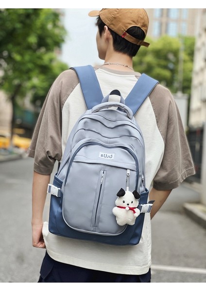 Okul Çantası Kadın Büyük Kapasiteli Sırt Çantası Kore Minimalist Kampüs Ortaokul Lise Öğrencisi Sırt Çantası (Yurt Dışından) modelleri