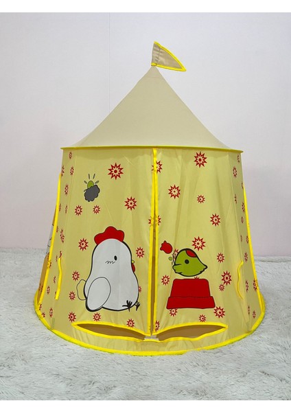 Çocuk Çadır Oyun Evi Kapalı Kale Oyuncak Kulübe Erkek ve Kadın Bebek Oyuncak (Yurt Dışından)