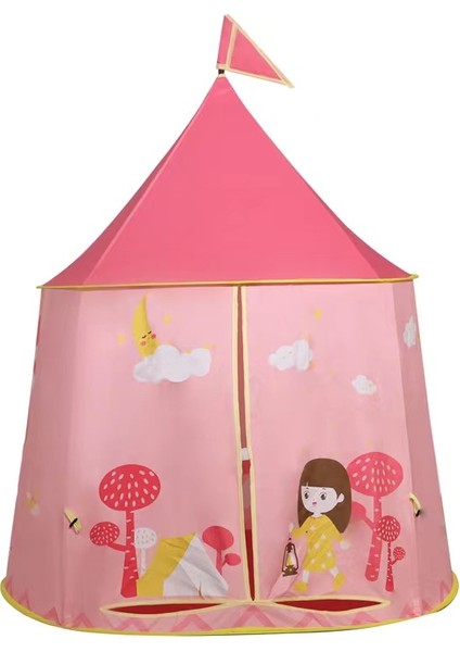 Çocuk Çadır Oyun Evi Kapalı Kale Oyuncak Kulübe Erkek ve Kadın Bebek Oyuncak (Yurt Dışından)