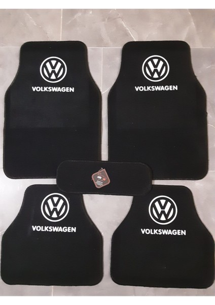Zg Volkswagen Polo Logolu Siyah Halı Paspas