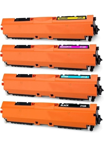 Hp CF350A CE310A 310A Toner Takım Muadil Set Yüksek Kapasite
