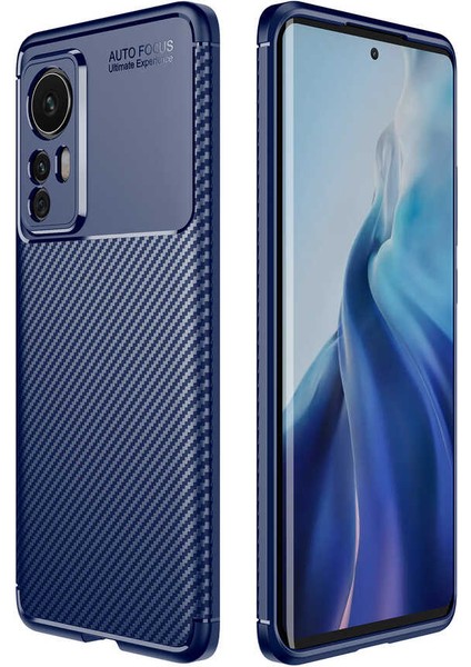 Xiaomi Mi 12 Pro ile Uyumlu Kılıf Focus Karbon Tasarım Telefon Kılıfı Kapak