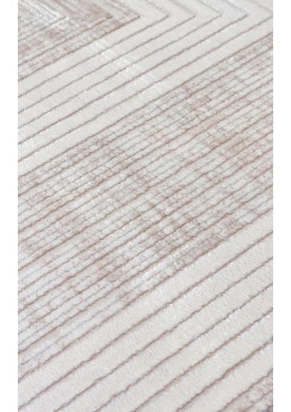 Mahal MHL13 Cream Blue Modern Desenli Yüksek Kalite Sık Dokuma 120 Tarak Ipek Halı modelleri