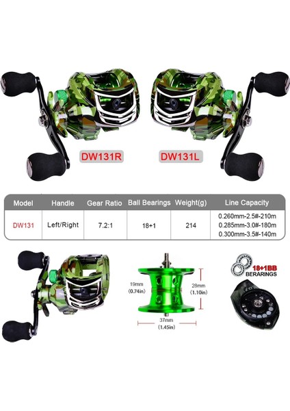 DW134 Stili Sağ El Shılıhuı Döküm Balık Reel Out Balıkçılık 7.2:1 Tuzlu Su Bas Baitcasting Makaraları Pesca Max Sürükle 10KG Tekerlek Sazan Olta Takımı Aracı (Yurt Dışından) modelleri