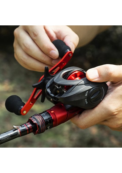 Sol El Kırmızı Stili 6.3:1 Yüksek Hızlı Dişli Oranı Balıkçılık Reel Tuzlu Su Baitcasting Reel 8kg Max Sürükle Metal G Olta Takımı Aksesuarları (Yurt Dışından) modelleri