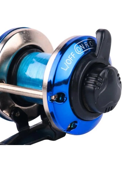 Mavi Stil Metal Balıkçılık Davul Tekerleği Emek Tasarruflu Mini Trolling Buz Balıkçılık Reel G Tekerleği Ayarlanabilir Tekerlek Balık Tutma Aracı Hattı ile (Yurt Dışından) indirimleri