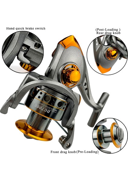 Altın Tarzı 1000 Serisi Ghotda Balıkçılık Reel G Serisi Metal Makara G Tekerlek Deniz Balıkçılığı Sazan Balıkçılığı Için (Yurt Dışından) indirimleri