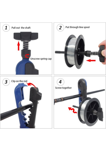 Kırmızı Siyah Stil Taşınabilir Olta Biriktiricisi Pürüzsüz Performanslı Olta Sarıcı Makara Genişliği Için Ayarlanabilir Inceye Kadar (Yurt Dışından) fırsatları