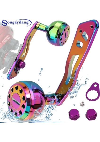 Altın Tarzı Sougayilang Yeni Balıkçılık Reel Kolu Alüminyum Alaşımlı Baitcasting Reel Için Güçlü Dayanıklı Balık Makarası Kolu Aksesuar Mücadele (Yurt Dışından) fiyatları