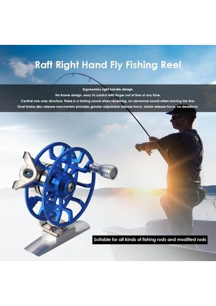 Sağ El Stili Tam Metal Raft Balıkçılık Sağ El Sinek Balıkçılık Reel Buz Pürüzsüz Kaya Tekerlek Çubuk Balıkçılık Aksesuarları Için Içi Boş Tasarım Ultralight (Yurt Dışından) modelleri