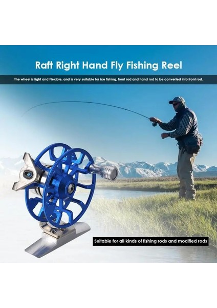 Sağ El Stili Tam Metal Raft Balıkçılık Sağ El Sinek Balıkçılık Reel Buz Pürüzsüz Kaya Tekerlek Çubuk Balıkçılık Aksesuarları Için Içi Boş Tasarım Ultralight (Yurt Dışından) fırsatları