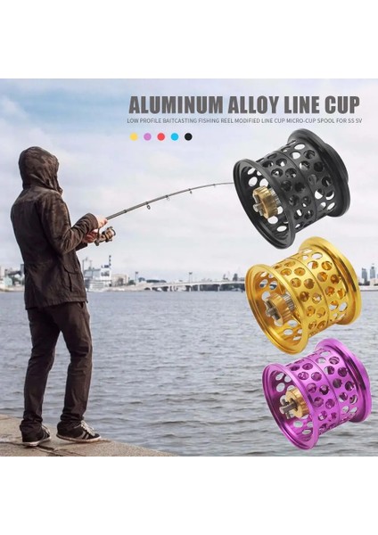 Altın Tarzı Alüminyum Alaşımlı Düşük Profilli Baitcasting Balıkçılık Reel Daıwa Steezss SVT3RYOGAZILLION Mikro-Fincan Makarası Için Modifiye Hat Fincan (Yurt Dışından) modelleri