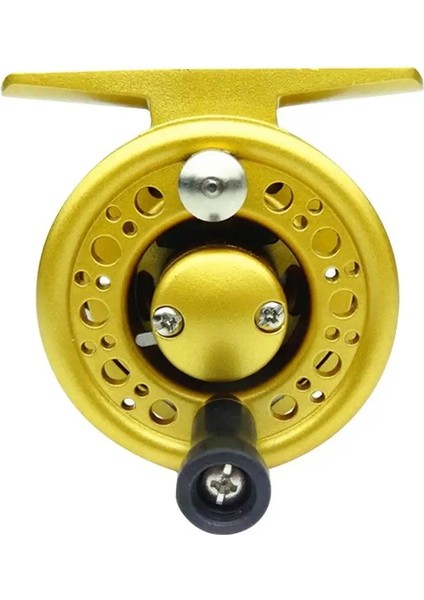 Sarı Stil Fly Ice Fishing Reel 1 + 1bb Tuzlu Su Makaraları Tatlı Su Takımları Kış Açık Balıkçılık Için G Makaraları Ultra-Hafif (Yurt Dışından)