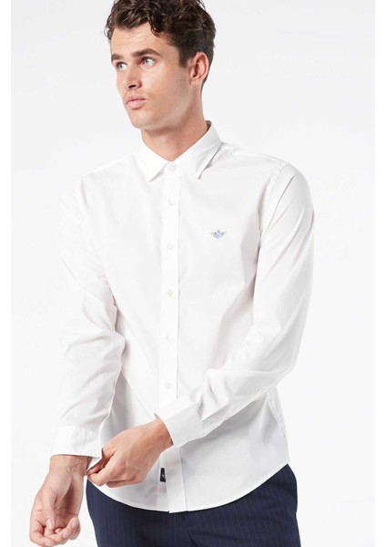 Refined Poplin Beyaz Gömlek modelleri