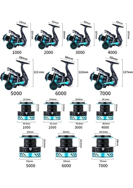 Profesyonel Stil 7000 Serisi Bearkıng Pro Dk Serisi Olta Makarası Max Sürükle 10KG 5.2:1 Dişli Oranı Metal Makara G Makarası Tuzlu Su Makarası C Rocker (Yurt Dışından) modelleri