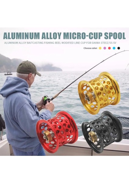 Siyah Stil Sıcak Düşük Profil Baitcasting Balıkçılık Reel Daıwa Steezss SVT3RYOGAZILLION Sv 1016 Için Modifiye Hat Fincan Mikro-Fincan Biriktirme (Yurt Dışından) fırsatları