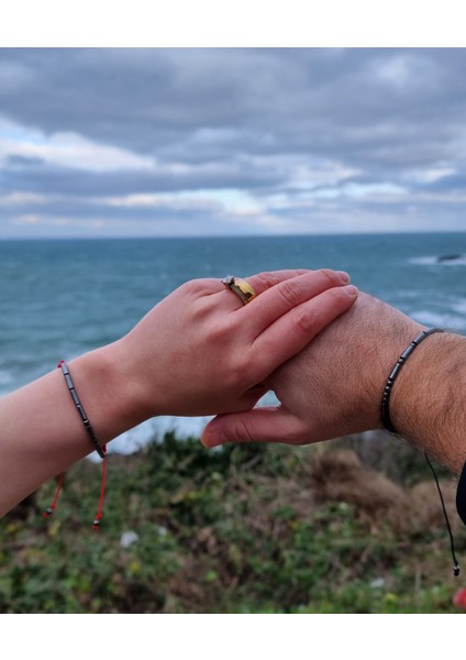 Çift Mors Alfabesi Hematit Bileklik fiyatları