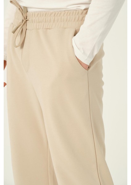 Erkek Basic Jogger Pantolon Scuba Eşofman Altı Düz Paça