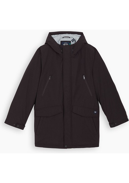 Recycled Artic Cloth Hooded N-3b Inspired Siyah Mont