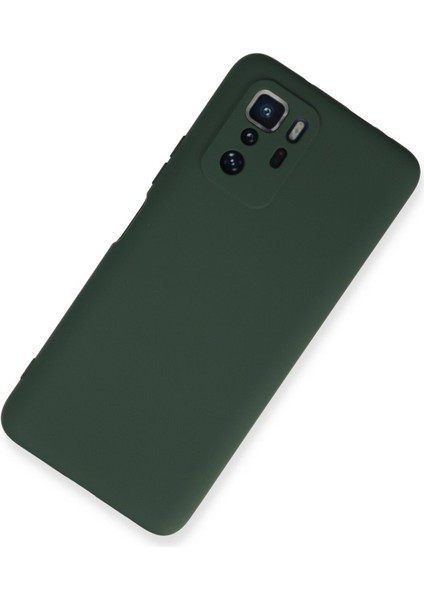 Xiaomi Poco X3 Gt Kılıf Nano Içi Kadife Silikon - Koyu Yeşil 300099