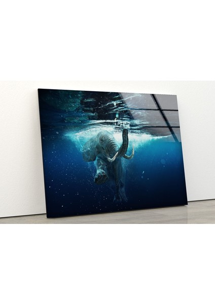 Fil Temperli Cam Duvar Tablosu fiyatları