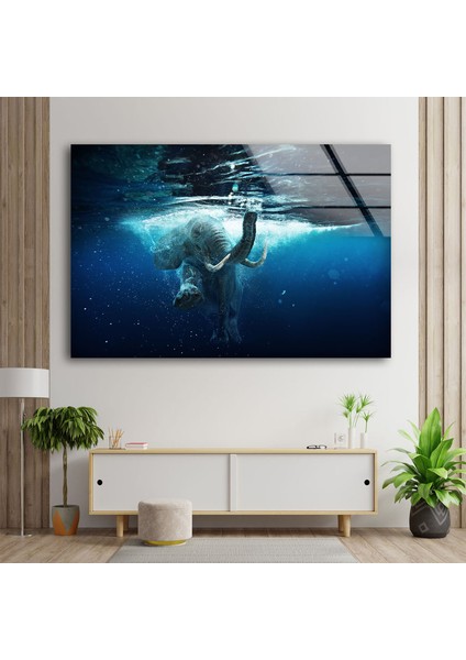 Fil Temperli Cam Duvar Tablosu indirimleri